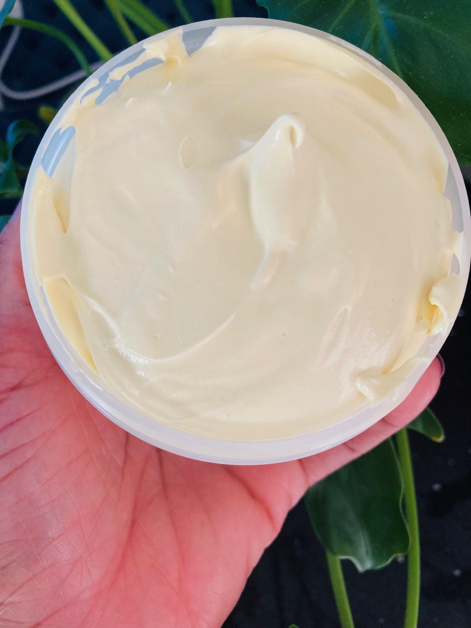 Oslove Organics Mango Butter 2 LB by Oslove Organics -Pure, Natural, Hand -packed, Fresh & Fluffy in DIY mixes | Obtained from Mango seeds | Use for DIY leave in conditioner, Salves, Body Butter, Lotions & Soaps