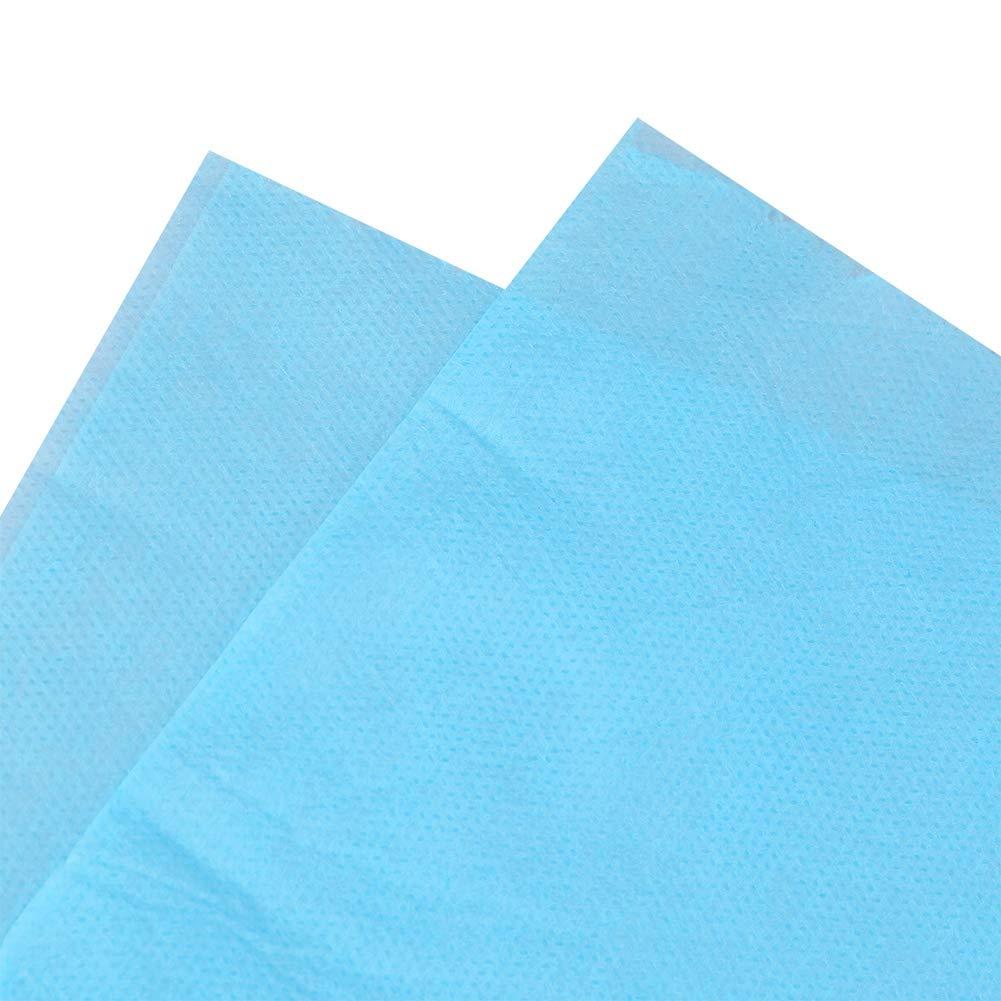 Semme 10 Pcs 180 * 80cm Non-Woven Disposable Bed Sheet Massage Beauty Cover (Blue)