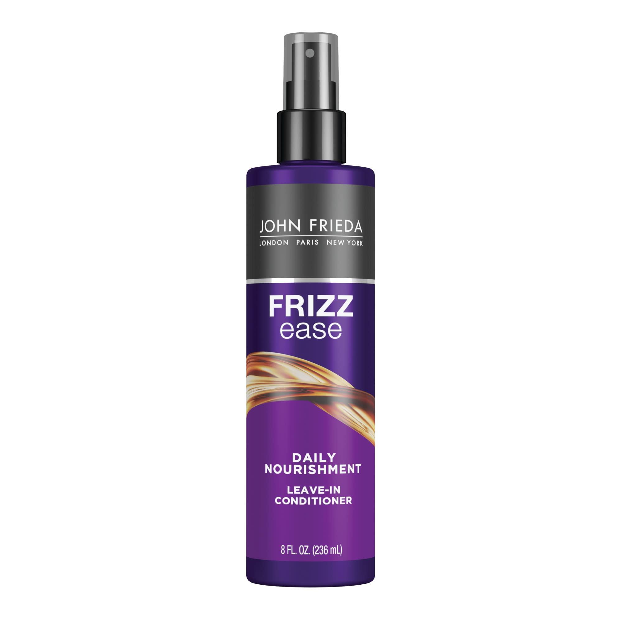 John Frieda John Frieda Frizz Ease Daily Nourishment Leave-In Conditioner, Detangles Frizzy, Damaged Hair, Reduces Breakage, Protects Against Heat, with Vitamins A, C, E & Green Tea Extract, 8 Oz