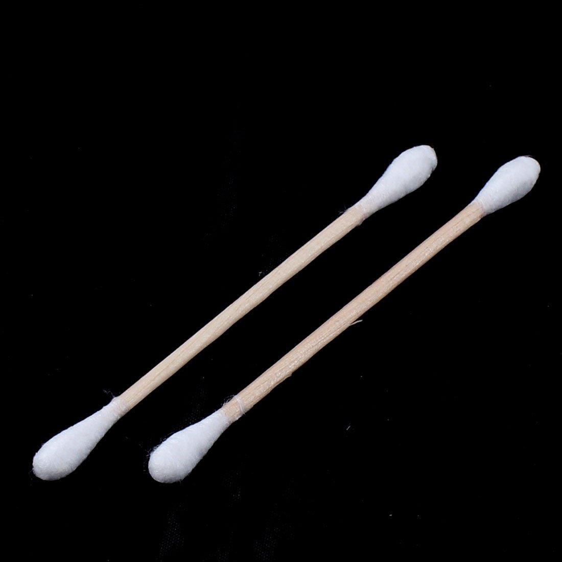 Qtqgoitem Qtqgoitem Wood Rod Dual Head Disposable Cosmetic Cotton Swab 75mm Length 450pcs (model: ab9 3b6 f44 9b1 2b6)