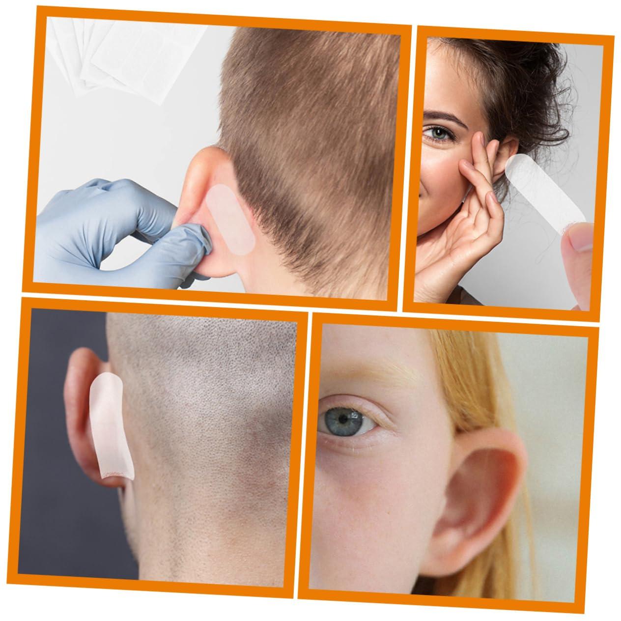 Healeved Healeved 12pcs Ear Stickers Correction Stickers Ear Warmer Protruding Ear Tape Earbuds Snore Loop Plugs Dog Ear Snoring Vertical Ear Stickers Headphones Ear Muffs Peva