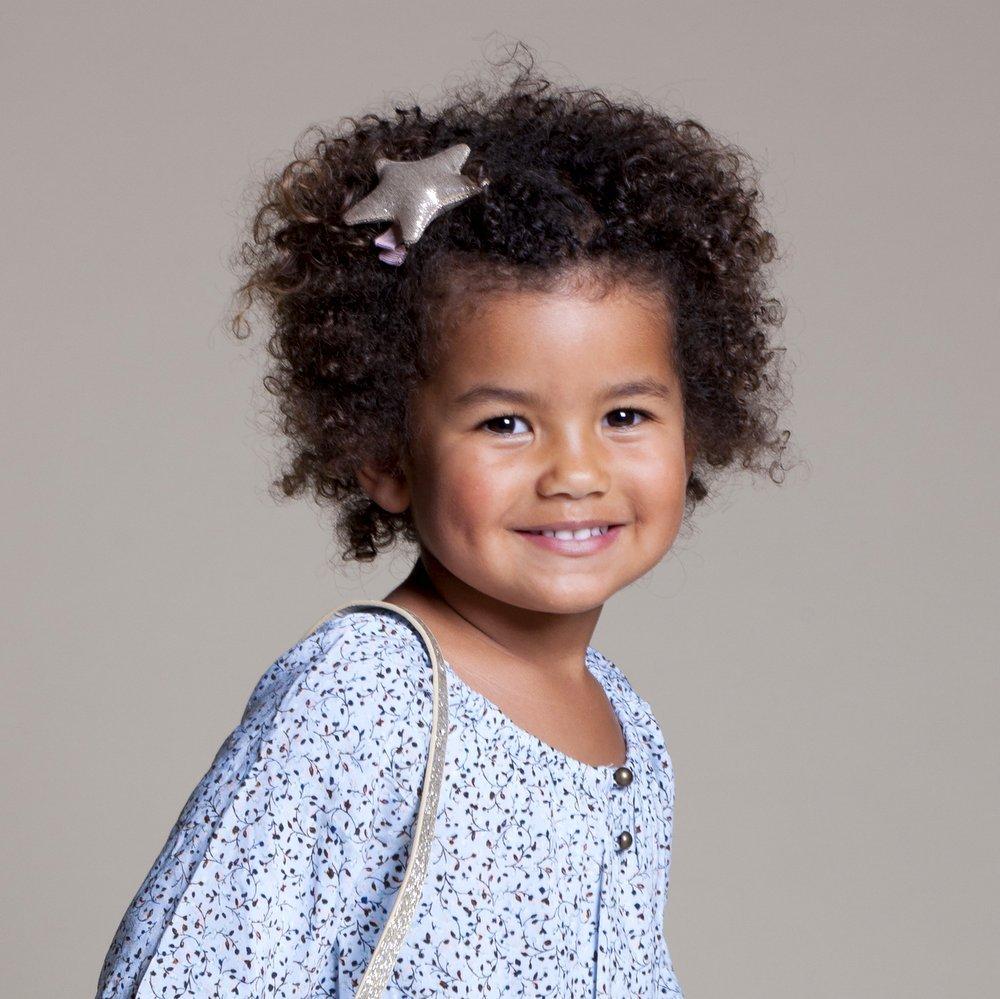 Peppercorn Kids Girls Shiny Star Large Hair Clip - Silver