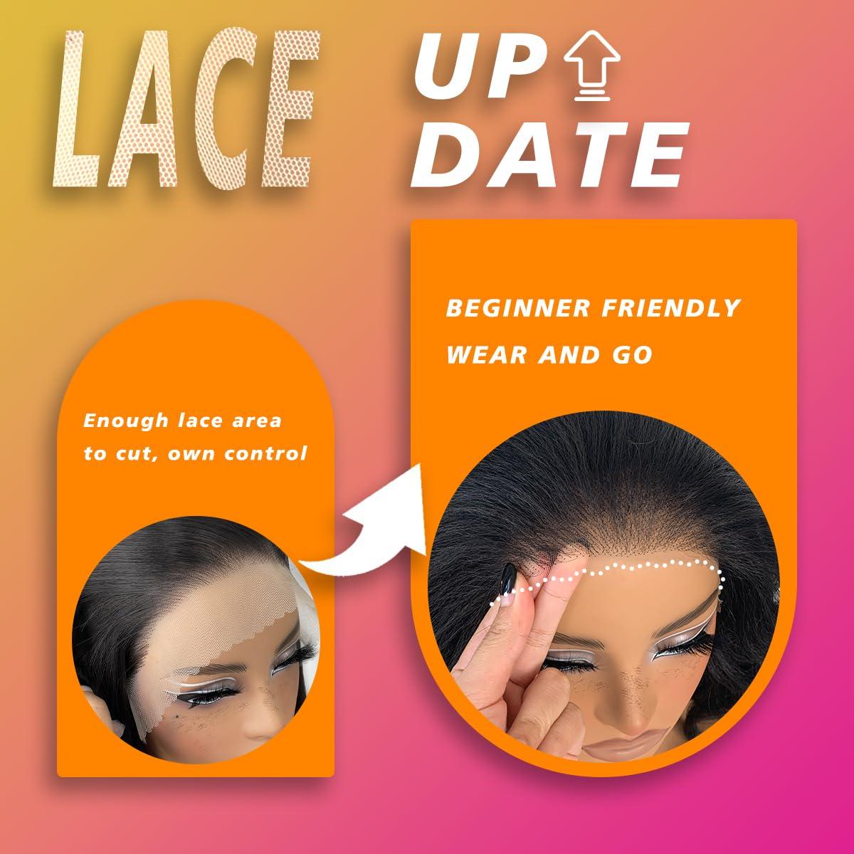 MITIMES MITIMES Pink Wigs Glueless HD Lace Front Wigs Pre Plucked Synthetic Body Wave Wear And Go Lace Front Wig For Cosplay Party Light Pink Wig With Natural Hairline For Fashion Women