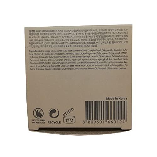 BLITHE BLITHE Pressed Serum 68.79% Wild Yam Moisturizing Serum with Cream Texture for Women, Vegan Mucin Safe for Sensitive Skin, Korean Skincare 1.68 Fl Oz