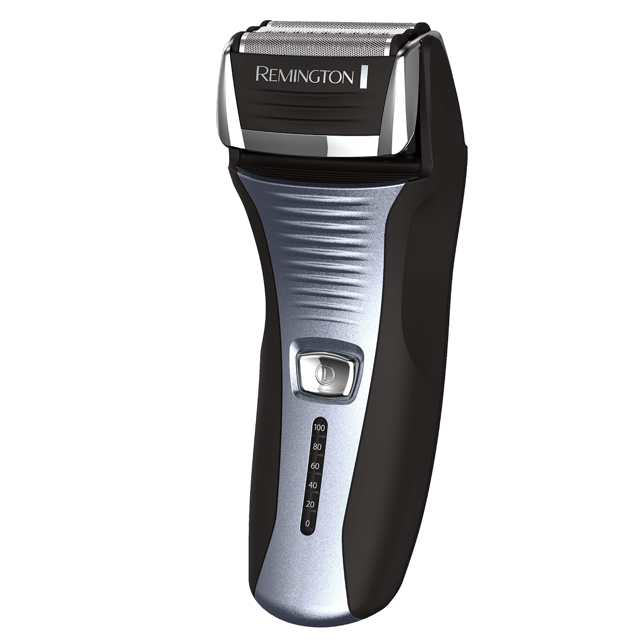 Remington Remington F5 Power Series Foil Shaver, Electric Razor for Men, Cordless Rechargeable with Pop Up Trimmer, Pivot & FlexFoil Technology, Lightweight Handheld Design, Black