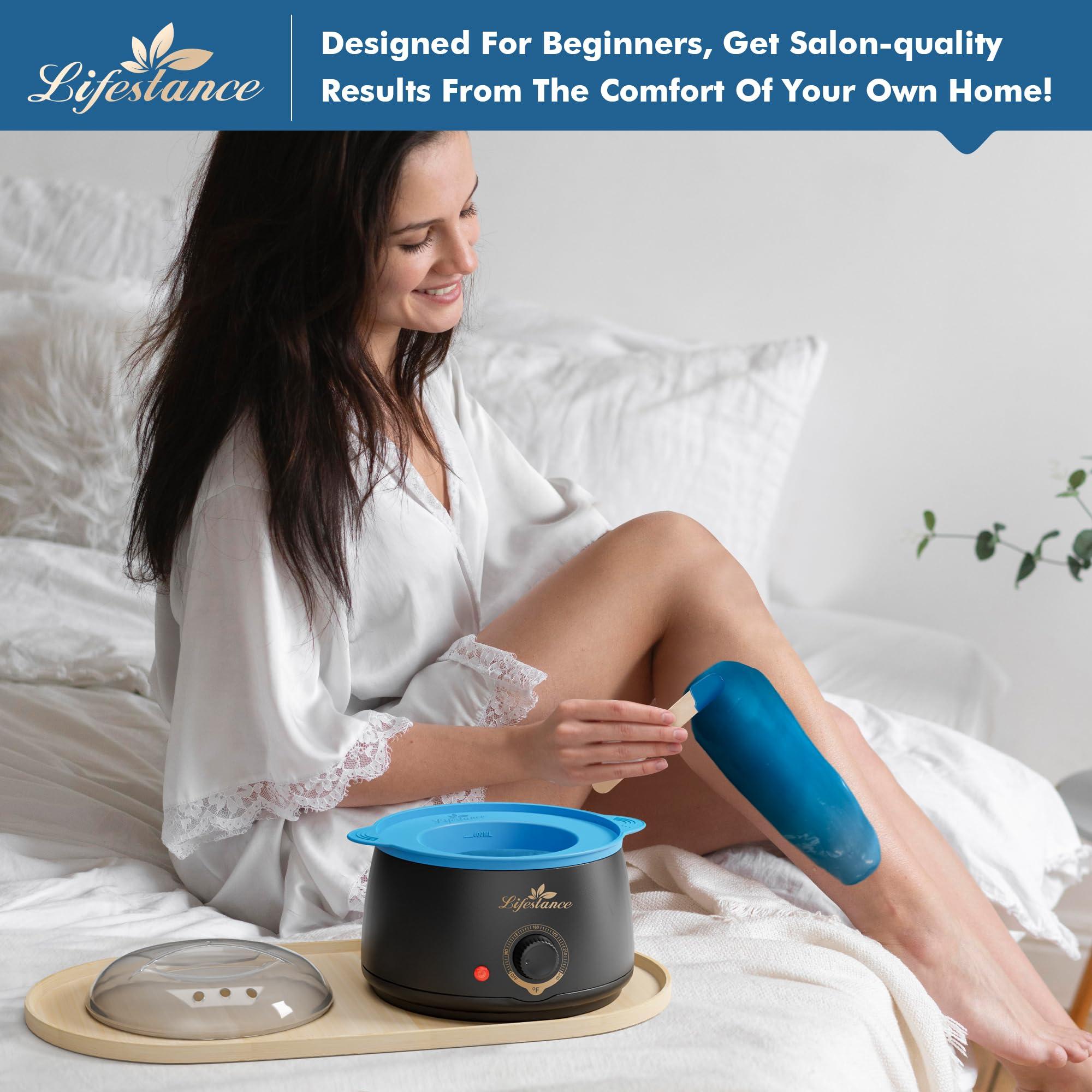 Lifestance Lifestance L1 Wax Warmer Hair Removal Kit + 1LB Pearl-White Wax Beads