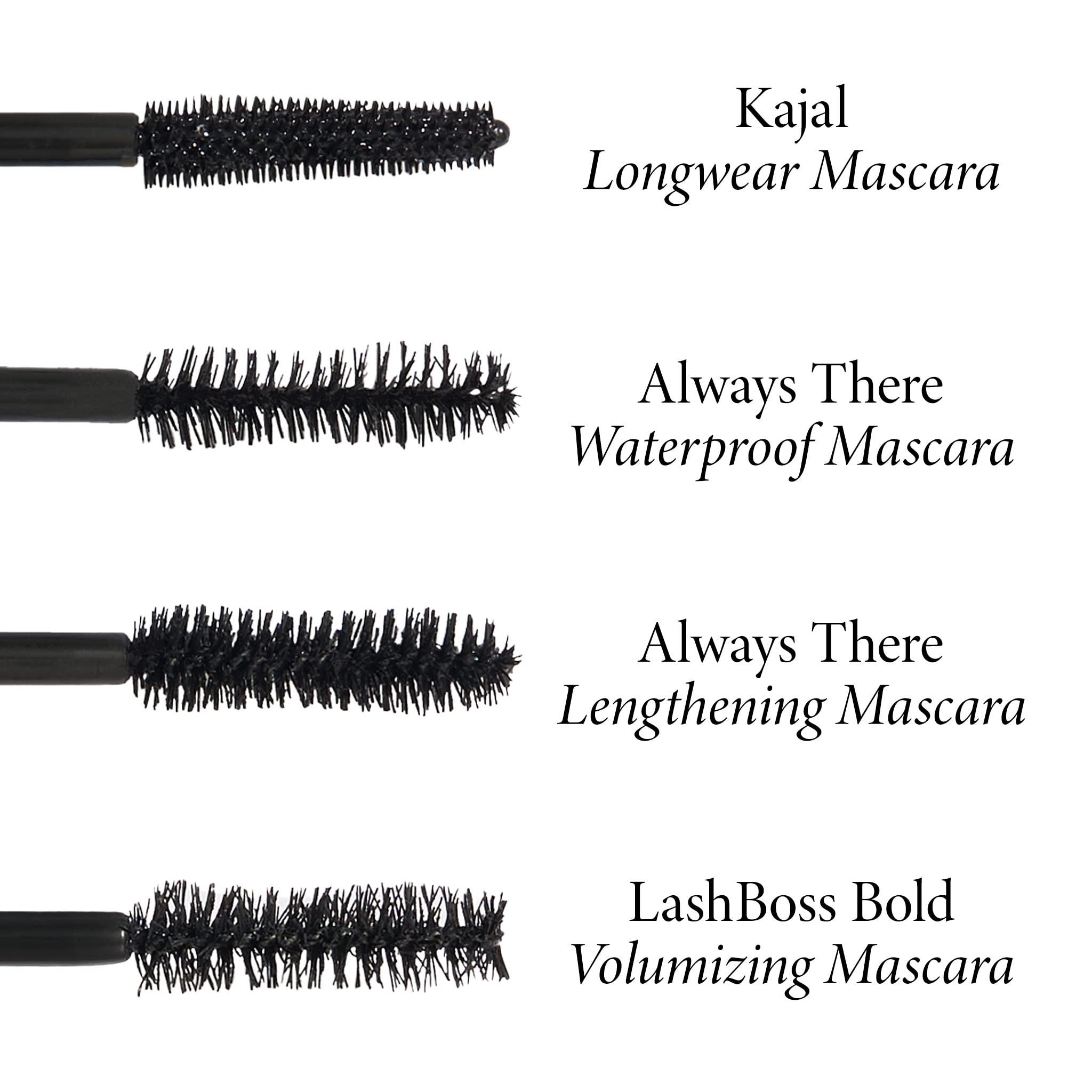 LAURA GELLER NEW YORK LAURA GELLER NEW YORK Kajal Longwear Mascara - Lengthening, Defining, Curling, Buildable Formula Eye Makeup - Innovative Curling Brush - 1 count