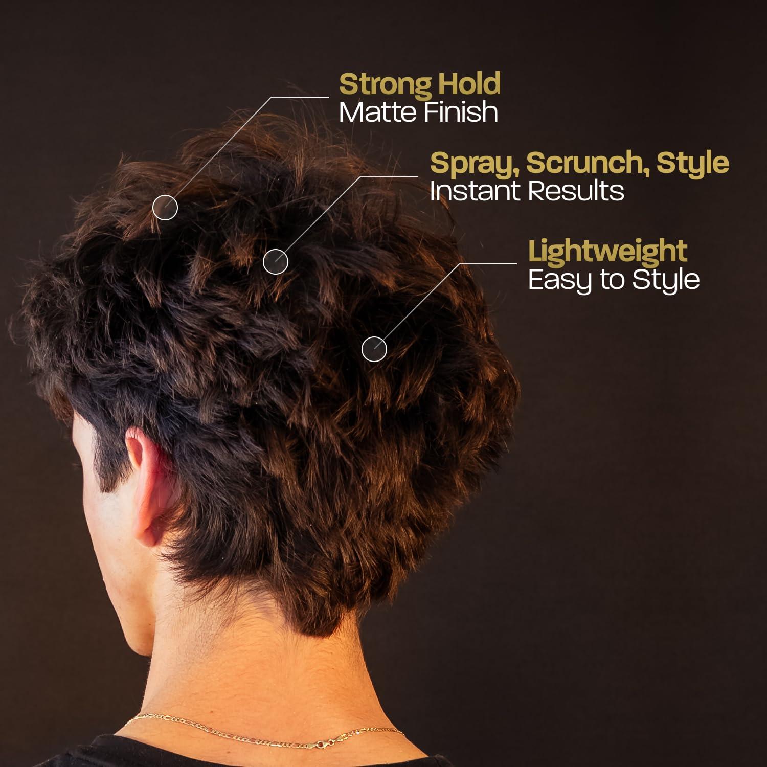 BASED BODYWORKS BASED BODYWORKS Hair Texturizing Powder, Lightweight & Volumizing Hair Styling Powder with Matte Finish, Add Texture to Hair with Medium Hold, Best for Hair Under 6 Inches, (1.69oz Bottle, Pack of 3)