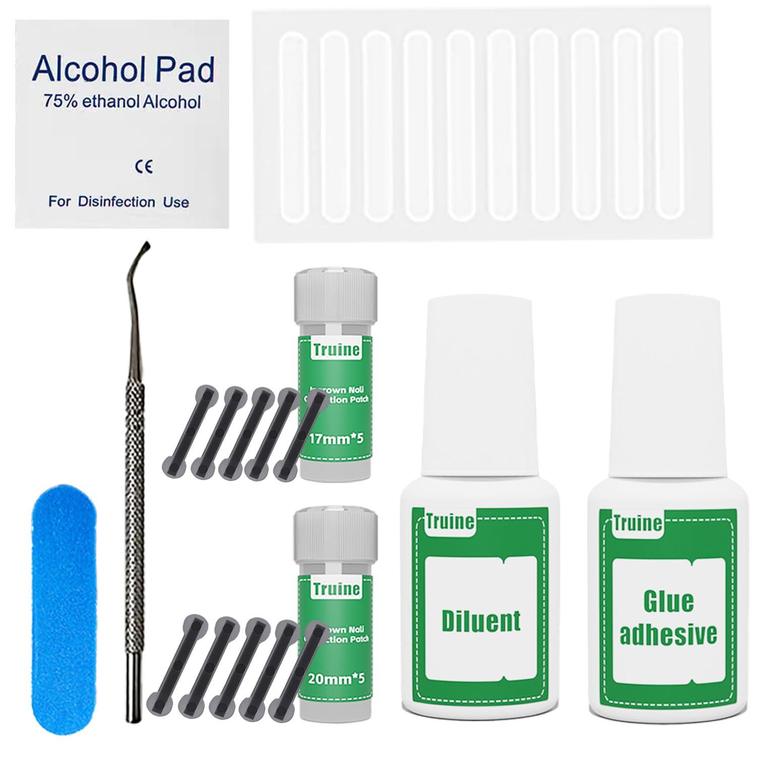 Truine Titanium Ingrown Toenail Corrector,Nail repair tools,Ingrown Toenail Treatment,Suitable for most people with ingrown toenailsIngrown Toenail Removal Kit,- Designed for Ingrown Toenail Repair10pcs