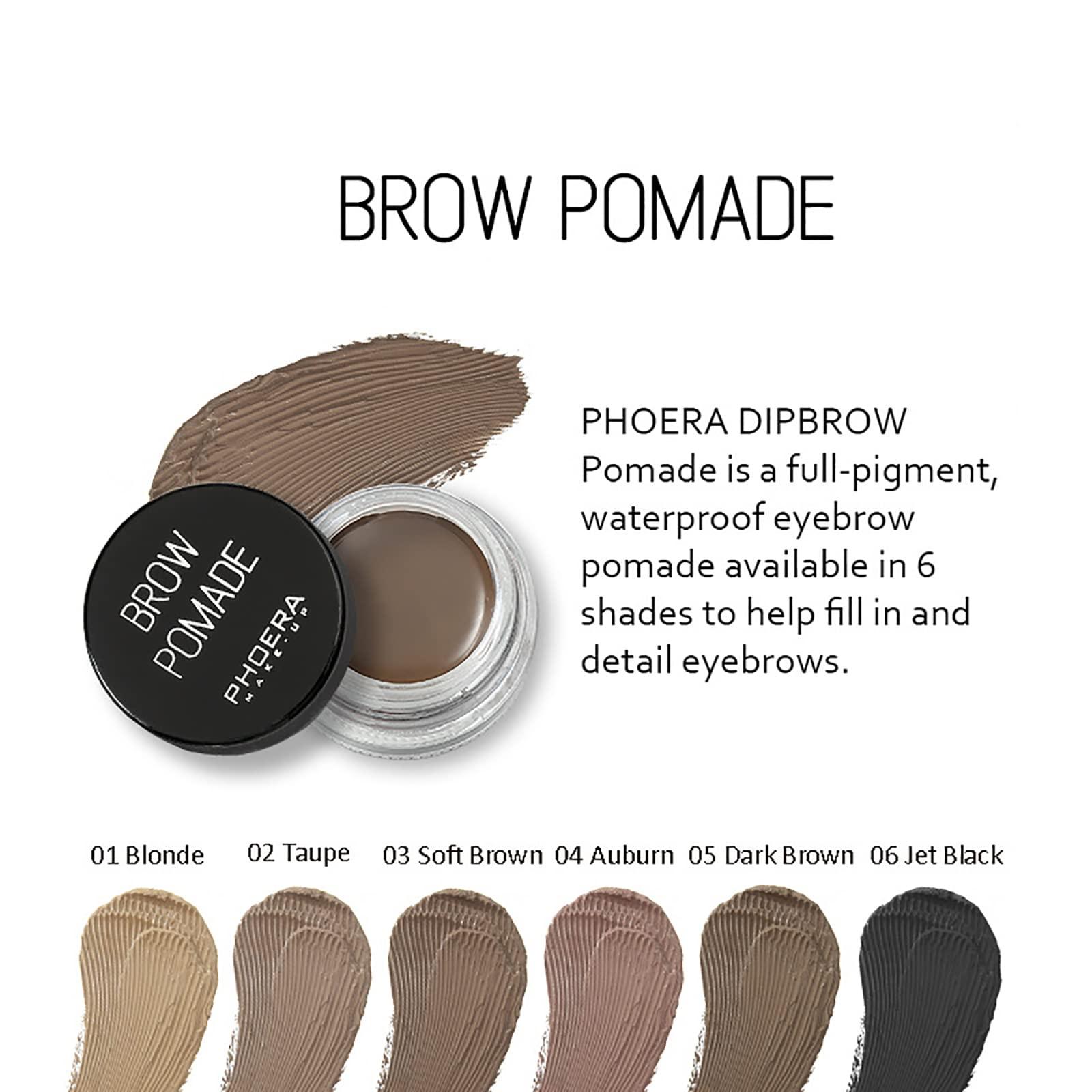 Anglicolor Eyebrow Pomade,Gel Professional Makeup Eyebrow Color,Matte Waterproof Brow Pomade For Long-Lasting Results,Vegan, Cruelty-Free Eyebrow Color that Fills and Shapes Brows(3#Soft Brown)