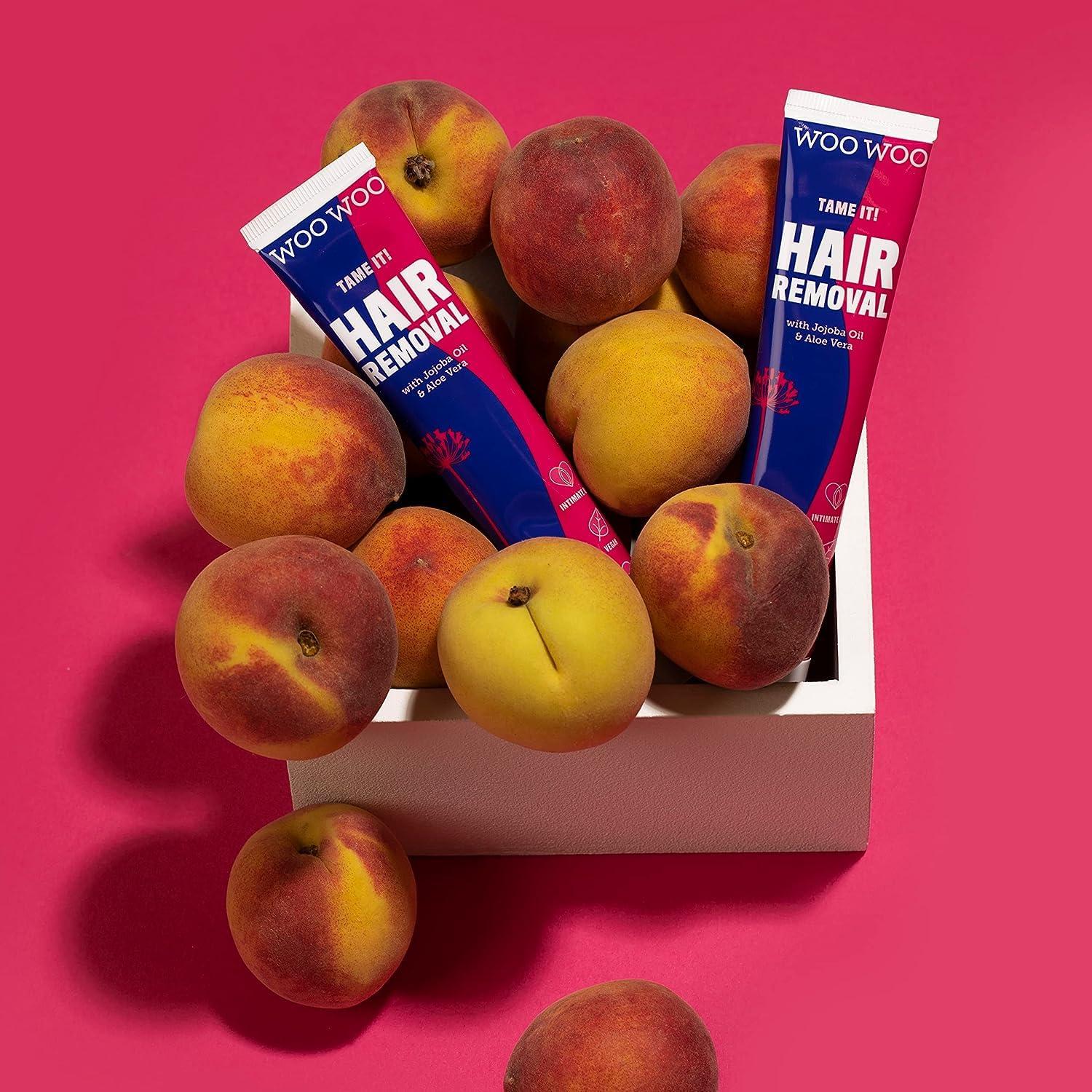 WOOWOO WooWoo - Tame It! In-Shower Natural Hair Removal Depilatory Cream | No Irritation Vegan Hair Remover For Sensitive Skin - Legs, Bikini, Intimate Areas (6.8 oz | 200 ml)