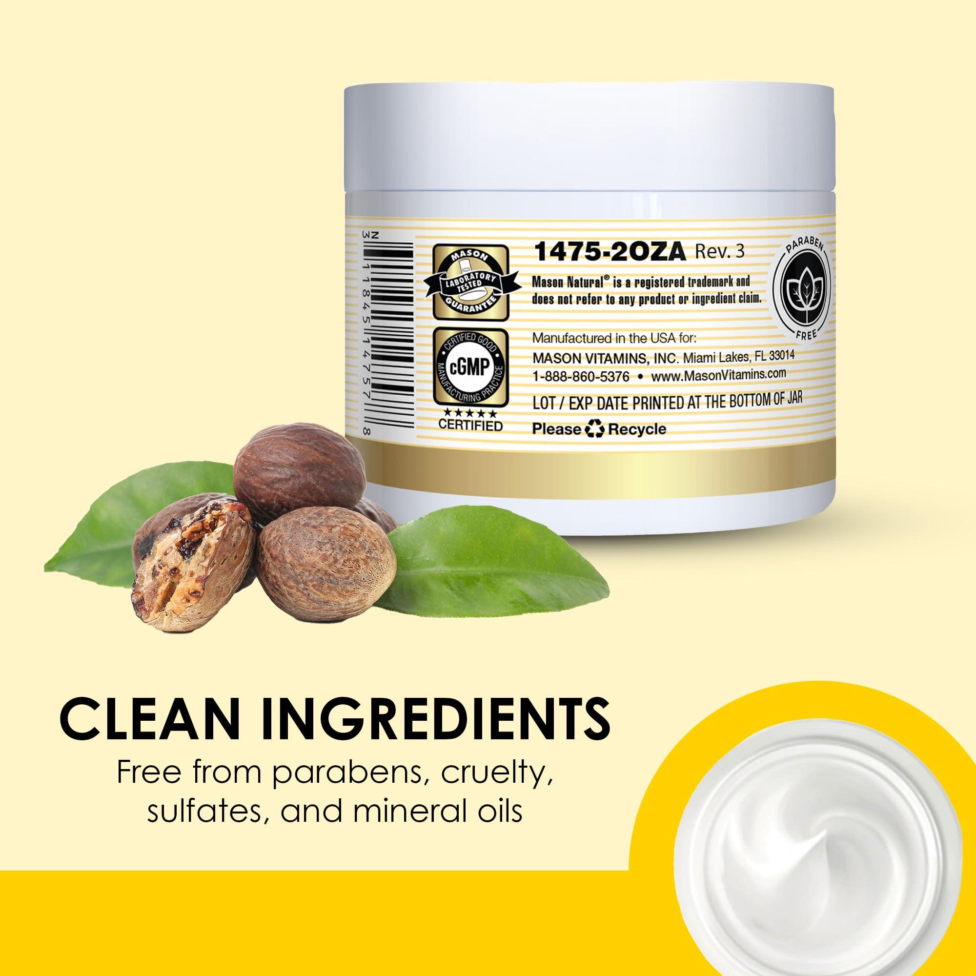 MASON NATURAL MASON NATURAL Collagen Premium Skin Cream - Anti Aging Face and Body Moisturizer, Intense Skin Hydration and Firmness, Pear Scent, Paraben Free, 2 OZ (3-Pack)