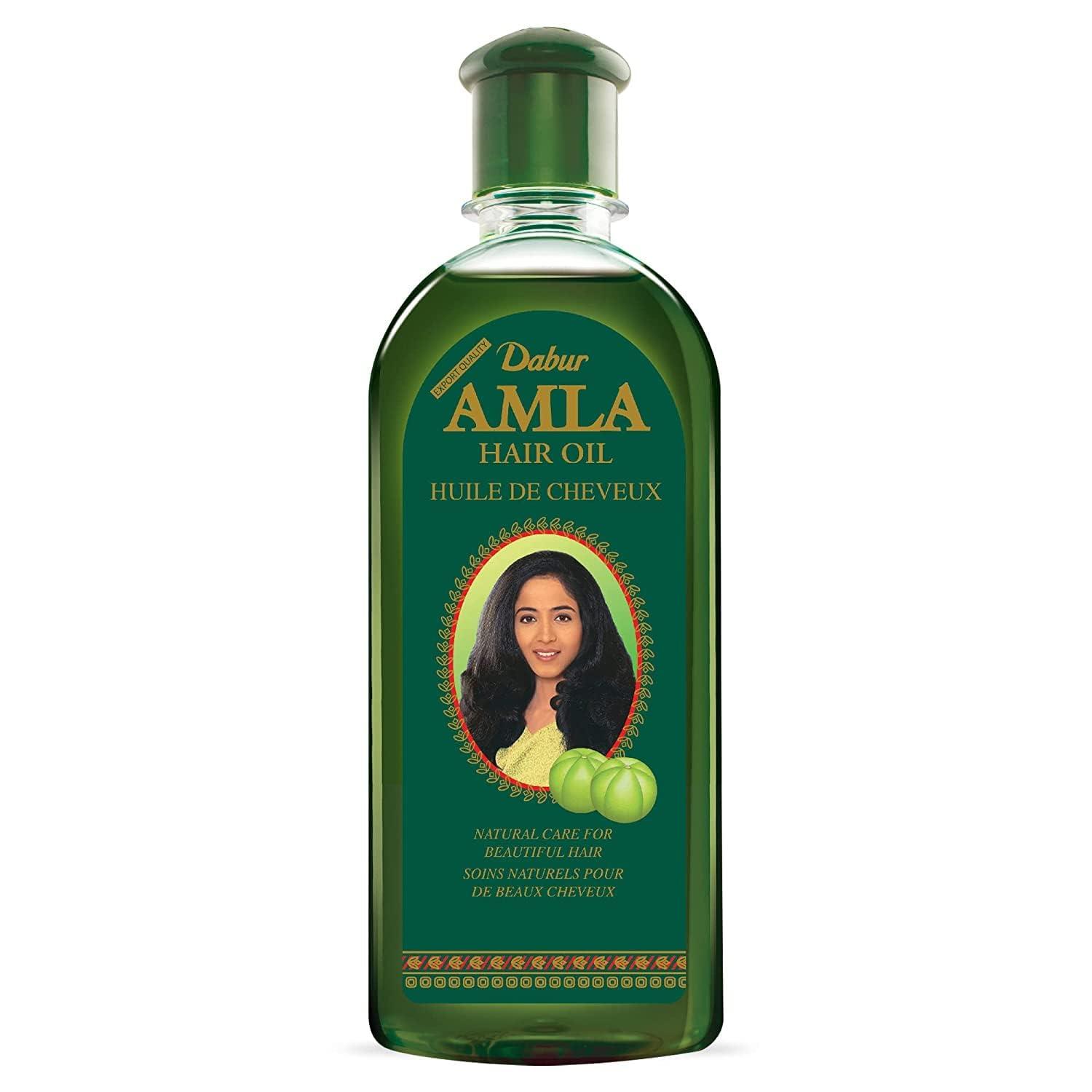 Vatika Naturals Dabur Natural Amla Hair Oil 180ml for Healthy Hair, Hydrated Scalp and Beautiful Hair - Vital Indian Hair Oil for Men and Women