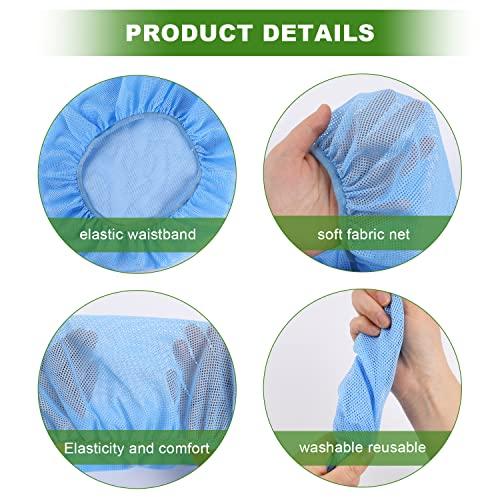 Vin beauty Mesh Sleep Cap 4 Pcs Hair Net for Women Sleeping Hair Nets Women Night Mesh Bonnet for Curly Frizzy Hair Protection Factory Kitchen Warehouse Worker Multicolor