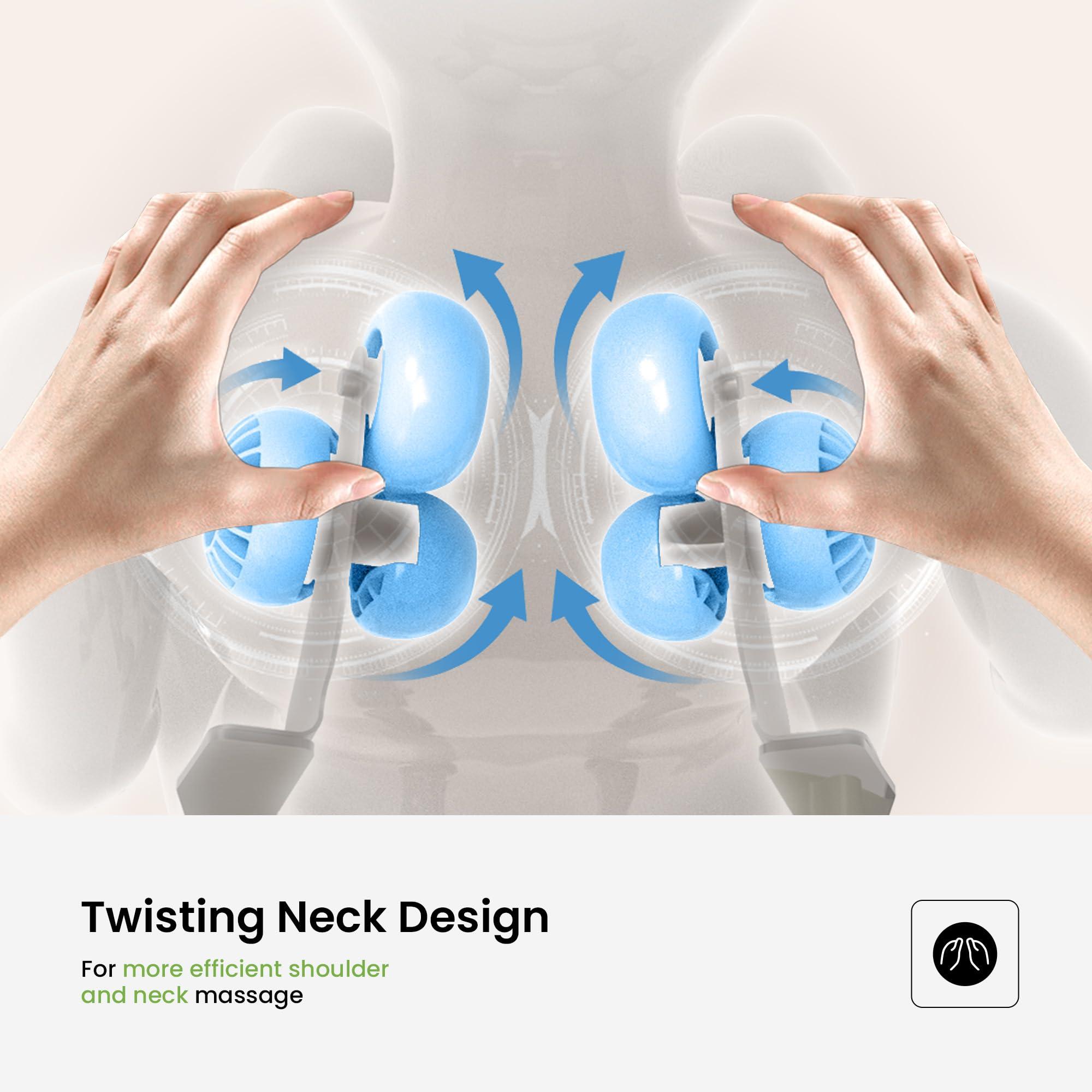 Real Relax Real Relax Massage Chair Full Body of Dual-core S Track, 12 Auto Modes, Back and Calves Heating, Zero Gravity Massage Recliner Chair, FS01 Brown