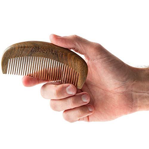 ZilberHaar ZilberHaar Beard Grooming Pro Bundle - Regular Brush + 2oz Beard Oil + Sandalwood Beard Comb