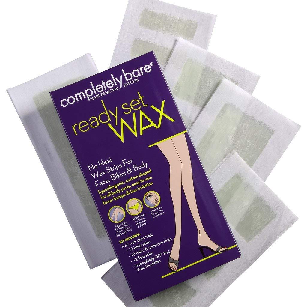 Completely Bare Completely Bare Hypo Allergenic Wax Strips, For Face, Bikini & Body 50 ea (Pack of 3) by Completely Bare