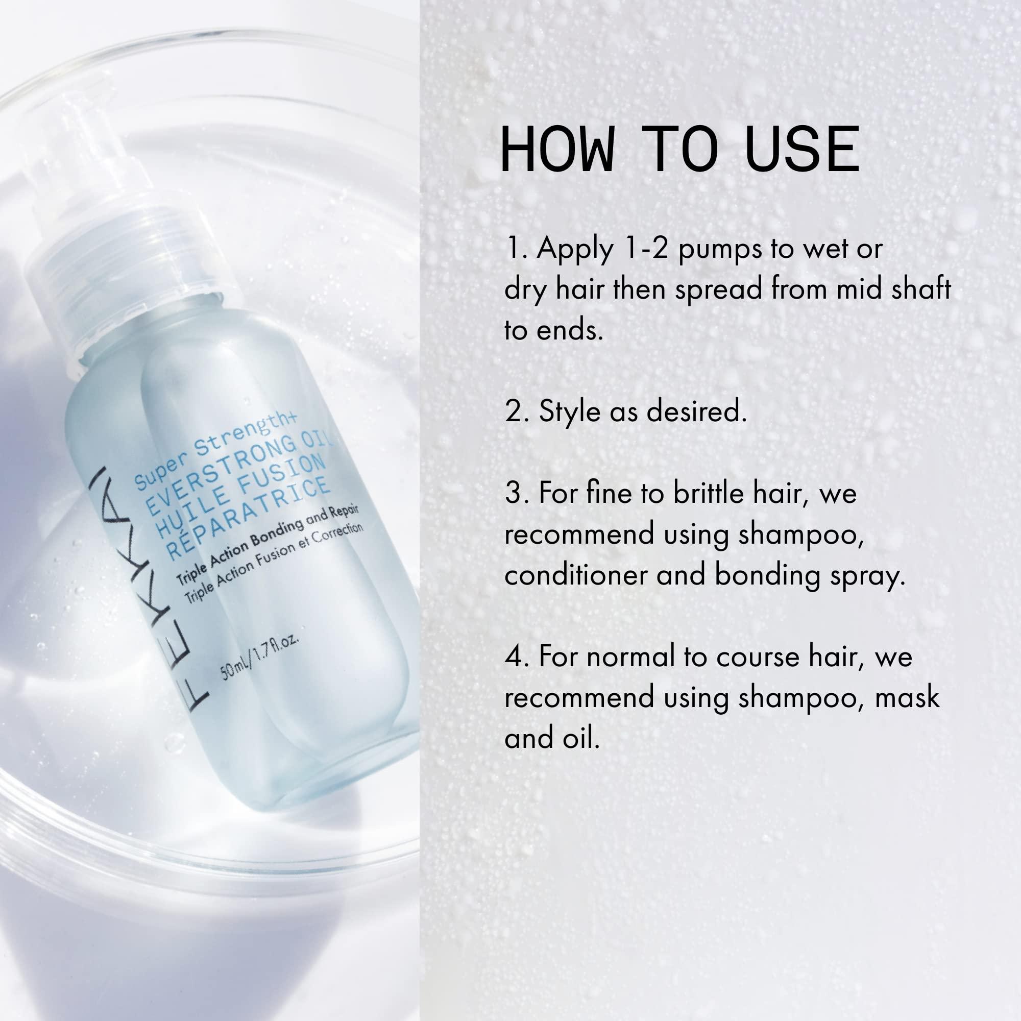 Fekkai Fekkai Super Strength+ Everstrong Bonding Oil - 1.7 oz - Instantly Reduces Frizz by 72% Up to 72H for 5X Smoother Hair - Free of Sulfates, Parabens, Phthalates - Vegan, Cruelty-Free