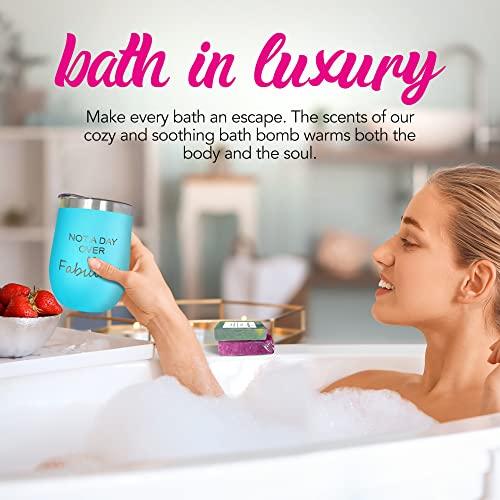 Age of Sage Fabulous Spa Gift Basket for Women - Self Care Basket, Relaxation, Pampering Gift for Girlfriend, Wife, Mom, Sister, Friends - Birthday Bundles, Mothers Day, Anniversary, Valentines Day Gift for Her