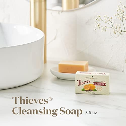 WALKINGLY Thieves Essential Oil Cleansing Soap by Young Living Essential Oils - 3.5oz.