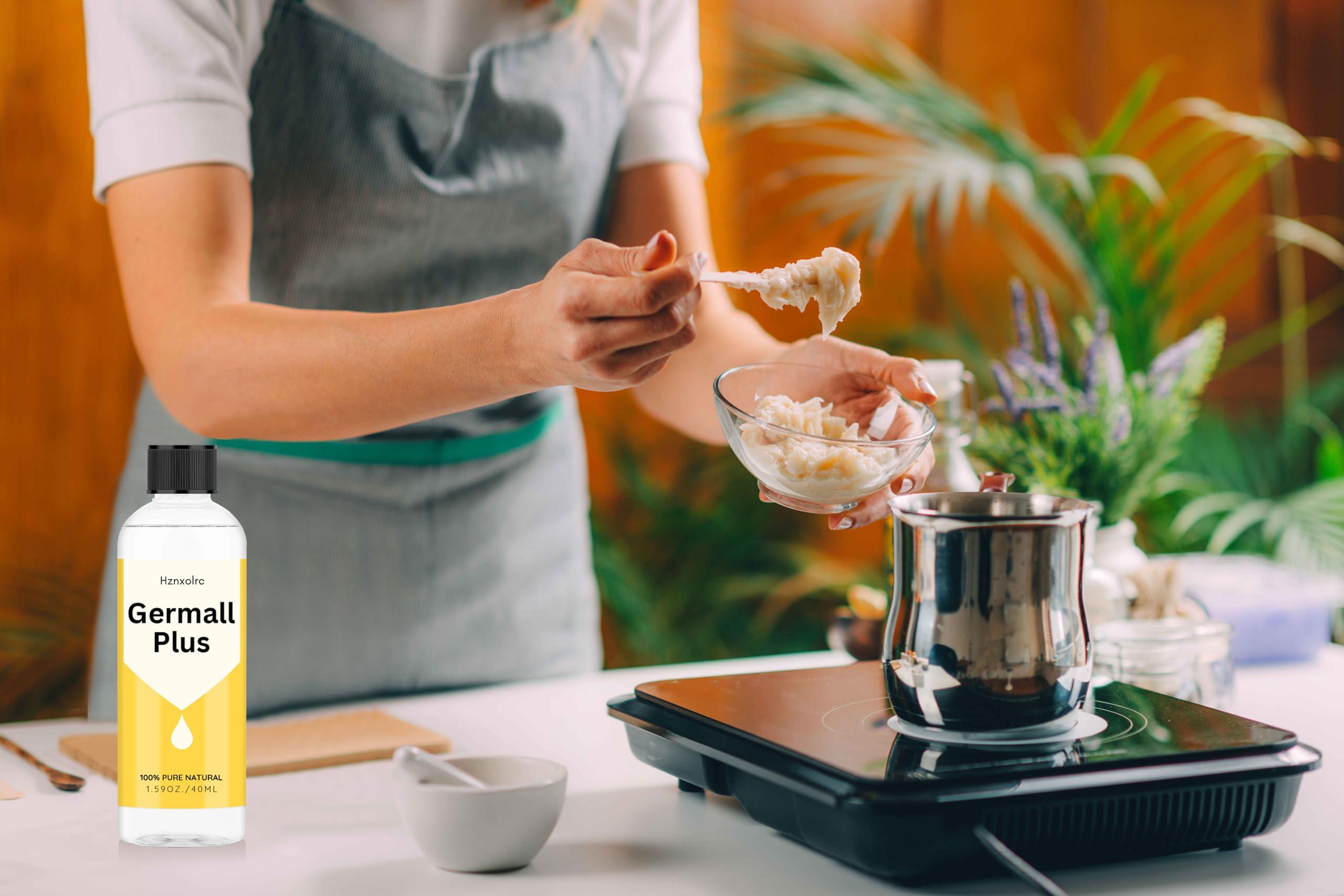 Hznxolrc 1.59 oz Liquid Germall Plus Preservative, Oil Soluble Natural Preservative, Germall Plus Suitable for Making Soap, Conditioners, Lotion, Creams and More