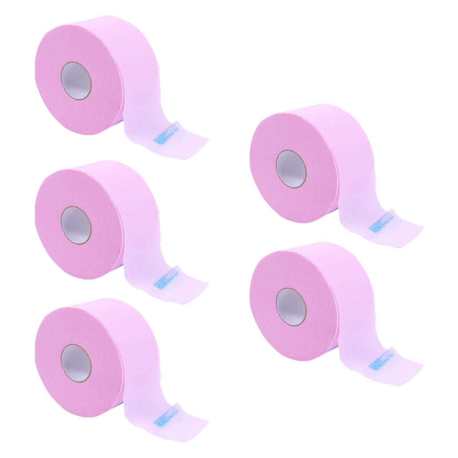 Beaupretty 5 Rolls Haircut Neck Wrap Neck Protection Papers Collar Paper for Hair Cutting Neck Paper Barber Hairdressing Tools Neck Covering Paper Neck Strip Salon Supplies