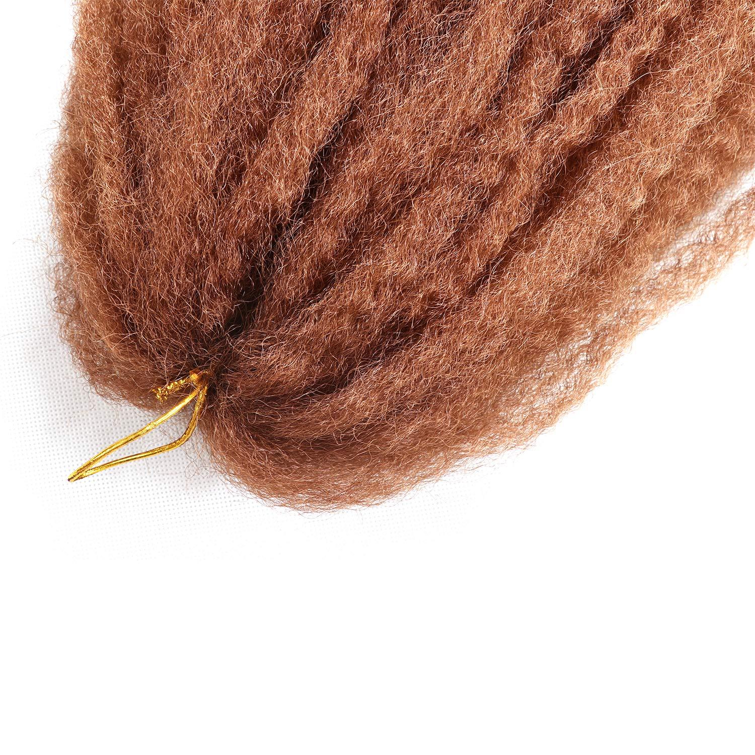 Outernice Outernice Marley Hair-18 Inch Marley Twist Braiding Hair for Faux Locs 3 Packs Cuabn Twist Hair for Twists Kinky Curly Braiding Hair (18 Inch 3 Packs, 30#)