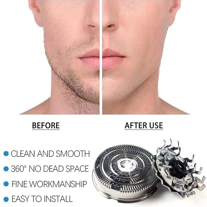 Fivoras HQ9 Replacement Heads Compatible With Norelco Replacement Heads Hq9 For Philips HQ9 SpeedXL Shavers Blades,HQ9 Replacement Blades For Model 8140xl 8160xl 8170xl 8240xl 8171xl 8160xl 8150xl 6 Pack