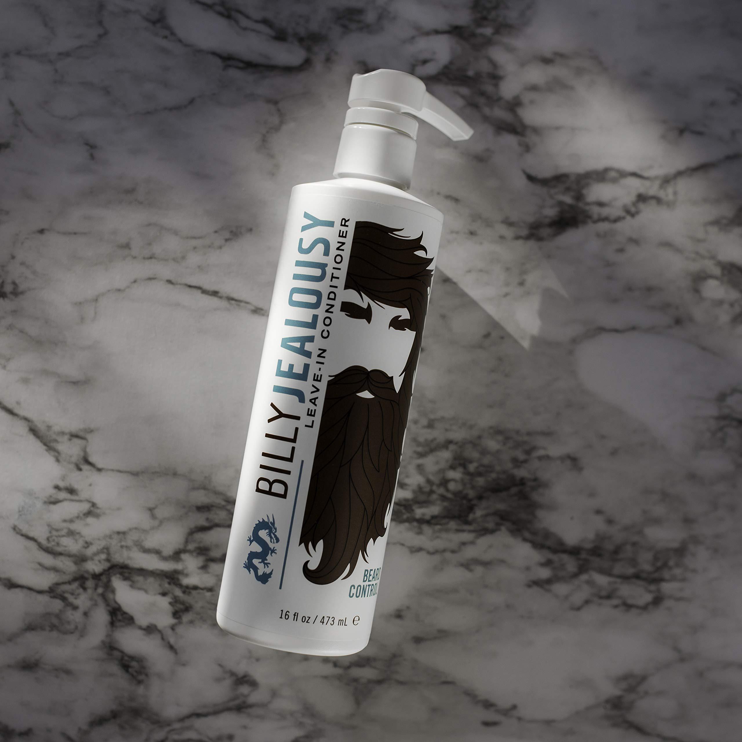 Billy Jealousy Billy Jealousy Beard Control Leave In Beard Conditioner for Men with Aloe Leaf Juice and Jojoba Seed Oil, Softens Hair and Skin, Light Hold with Matte Finish, 16 Fl Oz