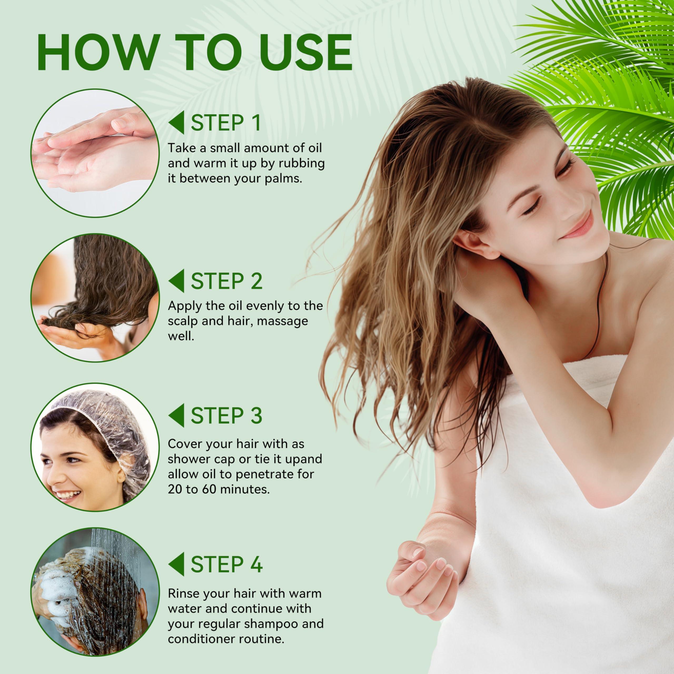 Veakoo Raw Batana Oil for Hair Growth, 100% Natural Pure, Dr. Sebi Organic Batana Oil from Honduras, Unrefined Hair Growth Oil for Women Men, Prevent Hair Loss, Repair Damaged Hair, Nourish Scalp 5.3 oz