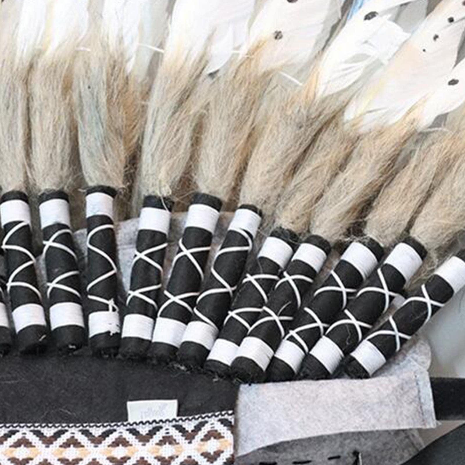 Generic Chief Indian Hat Feather Headdress Decorative Headwear for Halloween Show