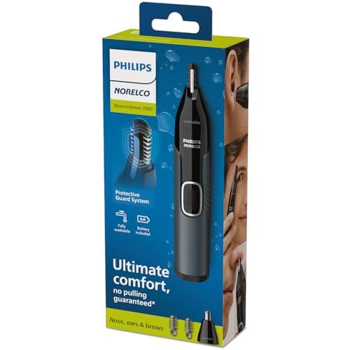 Philips Norelco Philips Norelco Bodygroom Series 5000 Showerproof Body & Manscaping Trimmer for Men with Back Attachment, BG5025/40 + Philips Norelco Nose Trimmer 3000, for Nose, Ears, Eyebrows, NT3600/62