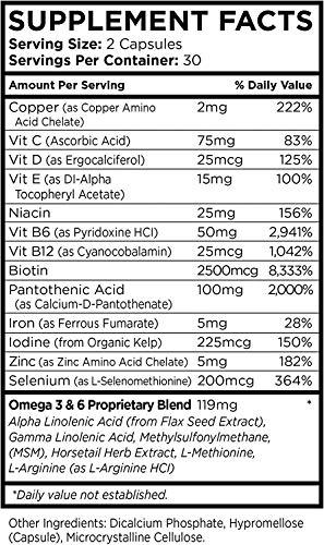 Copperhed Copper Infusion Hair, Lash, Brow & Skin Supplements (60 Count) - Anti-Aging - Delay Gray Hair - Preserve Color Pigmentation - Promote Healthy Hair Growth - Improve Collagen Production