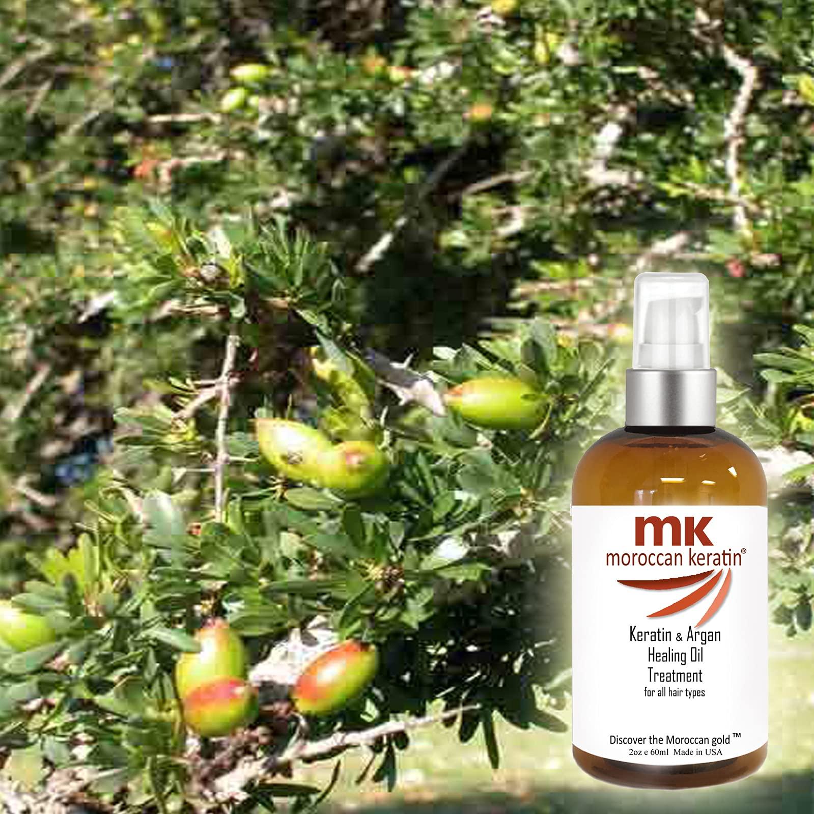 MOROCCAN KERATIN MOROCCAN KERATIN Argan Healing Oil Treatment Adds Shine & Conditions Hair Repairs Rejuvenates Nourishes