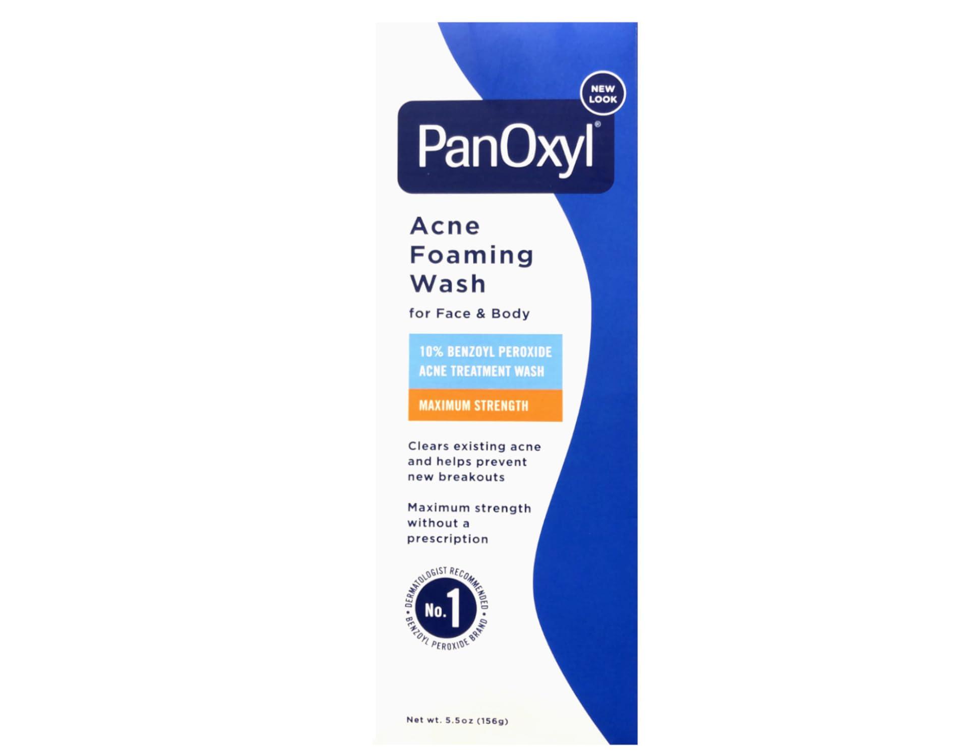 PanOxyl PANOXYL ACNE FOAMING WASH 5.5 oz (Pack of 2) (Packaging may vary)