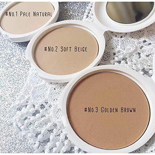 BUTAE Super Oil Control Face Compact Foundation Powder loose Translucent Perfect Skin Smooth Radiance Oil-free Pressed Light weight long lasting Makeup Matte 0.50 Oz (14g)