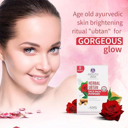 Generic Herbal Ubtan Face Pack Powder for Glowing & Rejuvenating Skin| Fights Acne, Dull Skin & Dark Spots| Makes Skin Soft & Supple (10g x 8 Sachets) (Pack of 1)