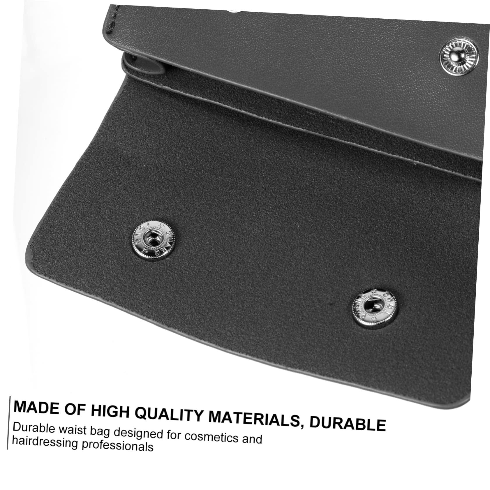 Baluue Baluue Scissors Fanny Pack Hair Stylist Tool Holder Hair Scissor Pouch Hairdressing Pouch Belt Tool Hairdresser Bag for Supplies Shear Holder Pouch Grey Leather