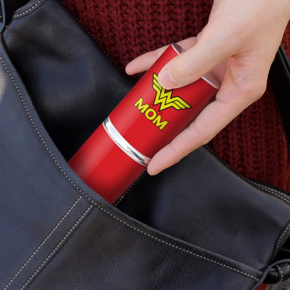 GRAPHICS & MORE Wonder Woman Wonder Mom Logo Stainless Steel Manicure Pedicure Grooming Beauty Care Travel Kit