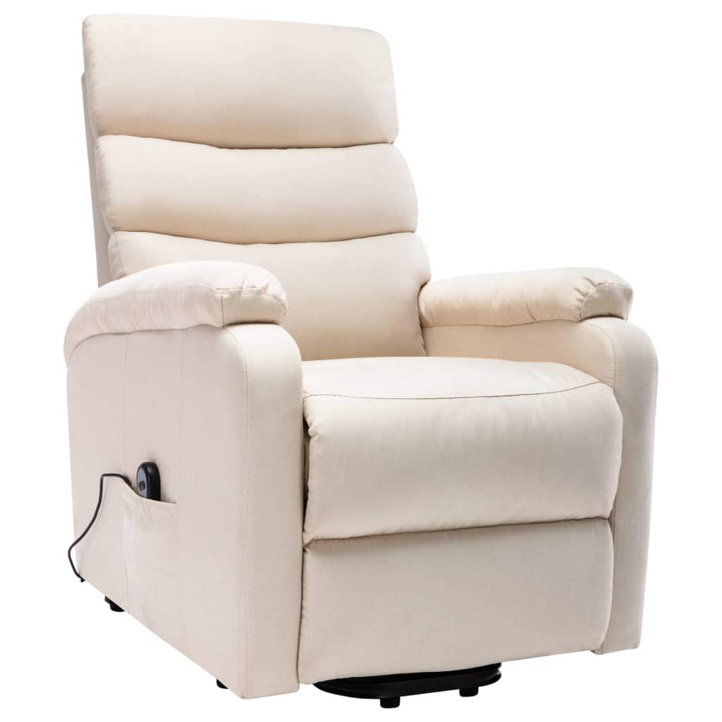 KTHLBRH KTHLBRH (Fast Delivery) Electric Massage Recliner Chair,Massage Chairs,Massage Recliner Chair,for Living Room and Bedroom Stand-up Massage Recliner Cream Fabric