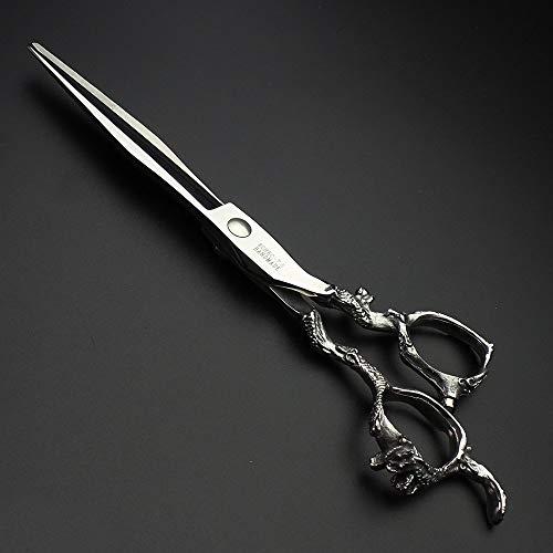 SHARONDS 7" 7.5" 8"9" Professional Hairdressing Scissors Barber Salon Hair Cutting Dragon Shears (Large). (7 inch—A)