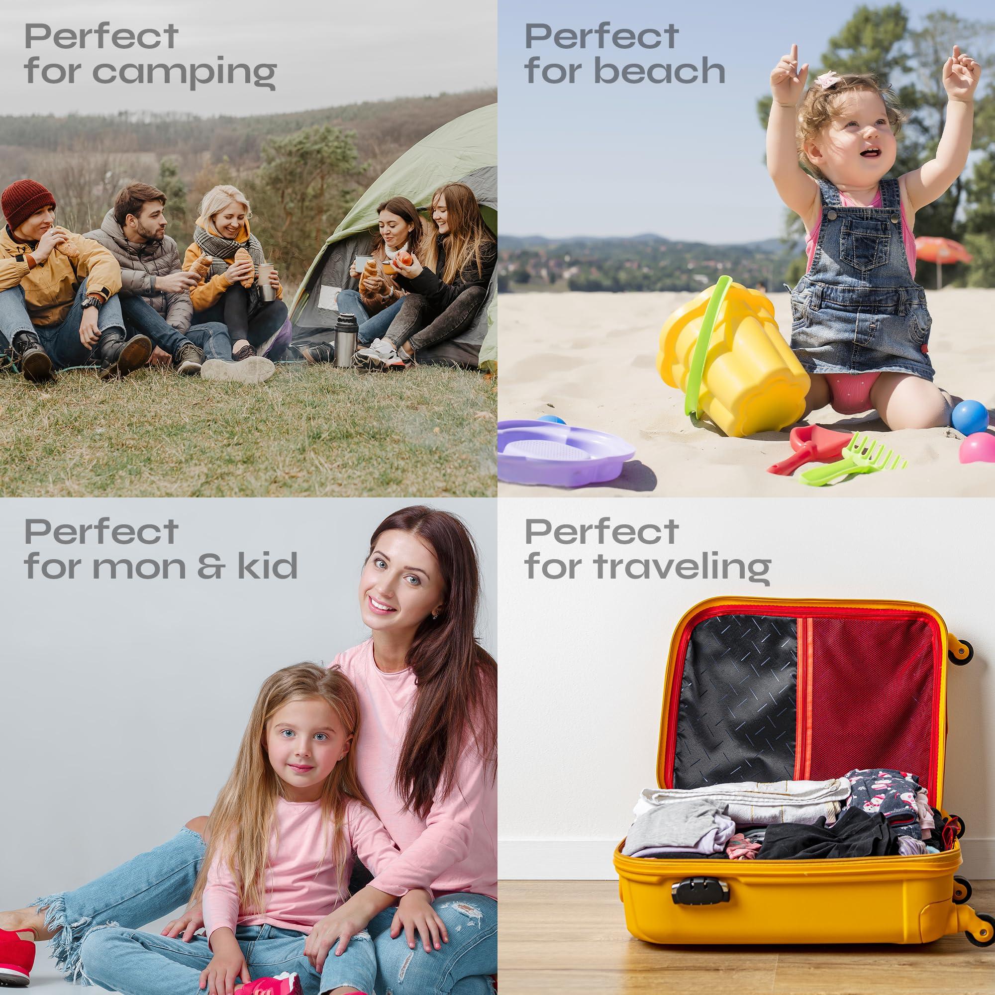 FOMIN FOMIN - Antibacterial Paper Soap Sheets for Hand Washing - (100 Sheets) Rose Portable Travel Soap Sheets, Dissolvable Camping Mini Soap, Portable Hand Soap Sheets