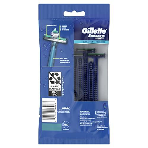 Gillette Gillette Sensor2 Plus Men's Disposable Razors, 10Count