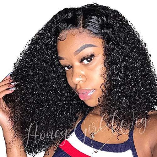 Honey Girl Wig U Part Wig Human Hair 1X3 U Part Wigs Kinky Curly for Black Women Curly Wig 10A Brazilian Human Hair Wigs Half Wig U Part Wigs Afro Kinky Curly U Part Wigs U Part Afro Wig 12"130% right Part