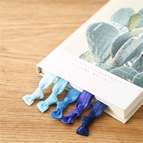 wishprom Hair Ties Ponytail Holders 20Pack Yoga Twist Hair Bands Accessories (17# Lime)