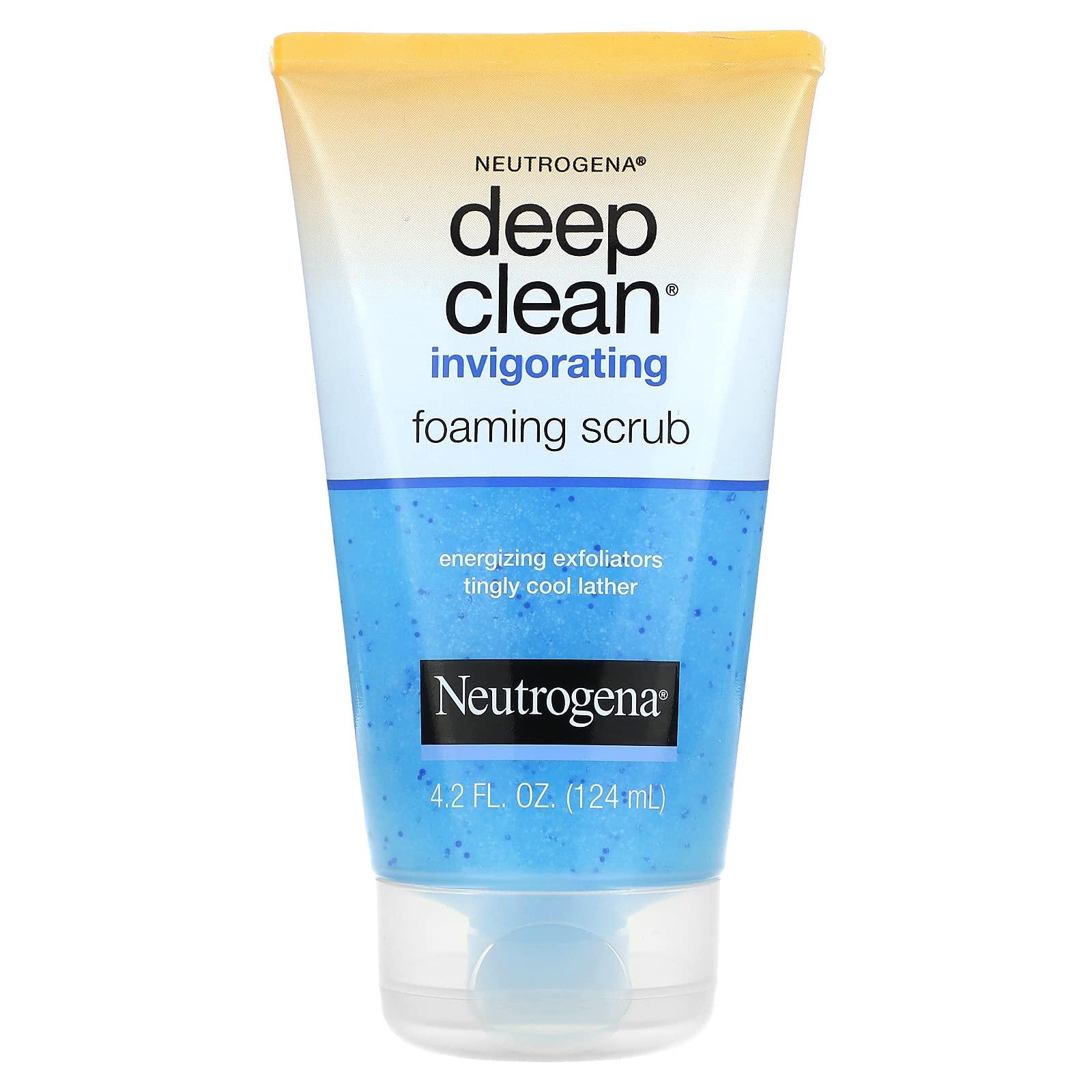 Neutrogena Neutrogena Deep Clean, Invigorating Foaming Scrub, 4.2 fl oz (124 ml)
