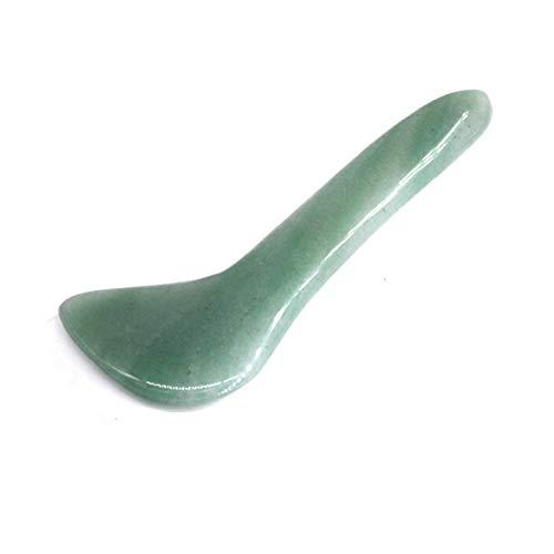 sellitem68 Exquisite Natural Jade Guasha Board Scraching Facial Eyes Scraping Gua Sha SPA Massage Tool Health Care Beauty Acupoints Plate Massager (Golf Club)