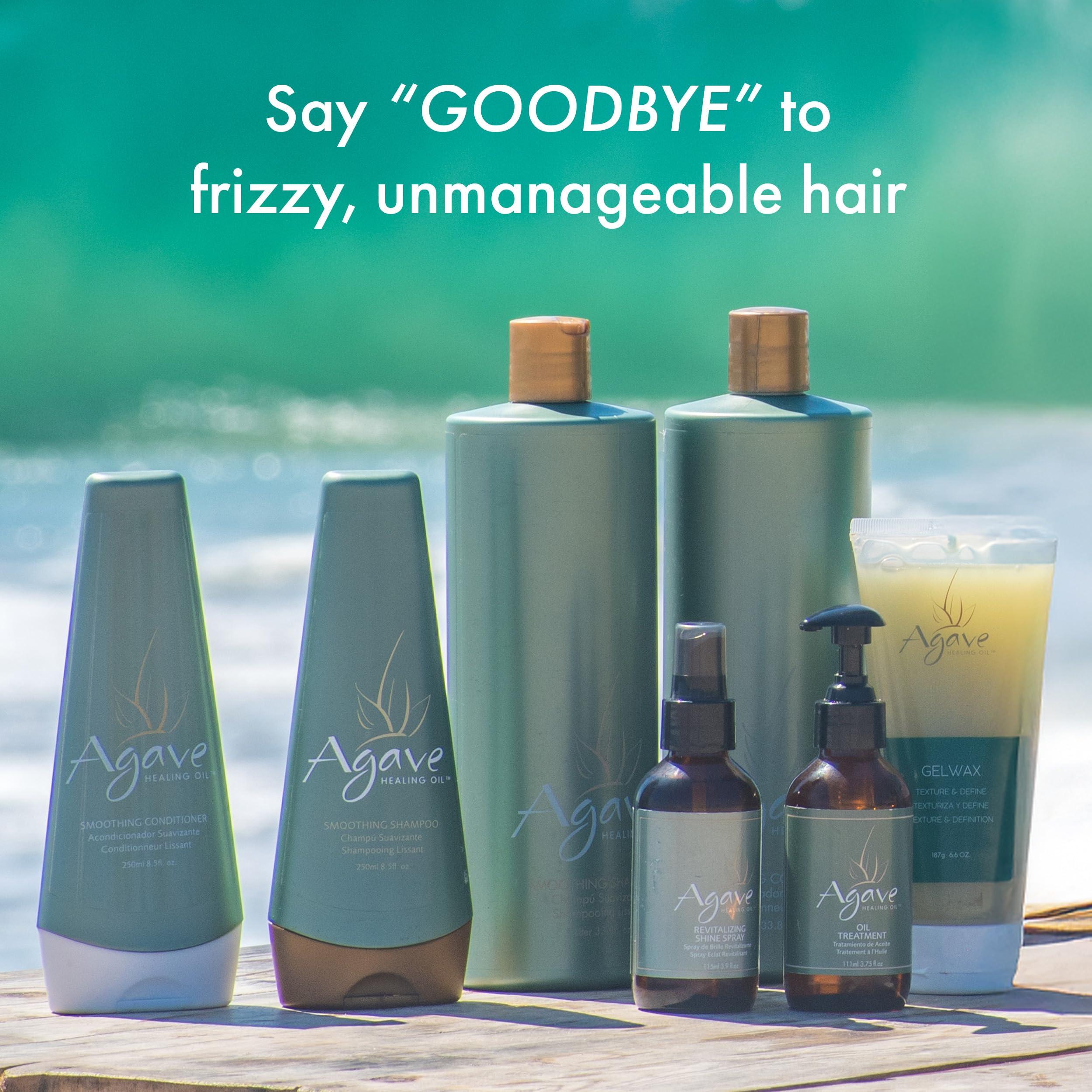 Agave HEALING OIL Agave Healing Oil Treatment Hydrating & Smoothing Hair Oil for Frizz Control & Shine 3.75 fl oz