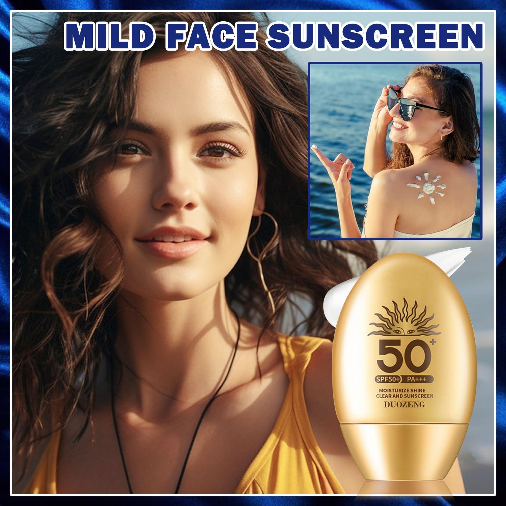 DuoZeng Sun Stick,Watery Sunscreen Stick for Face,Matte Long Lasting Non-Greasy SPF 50+Sunstick K