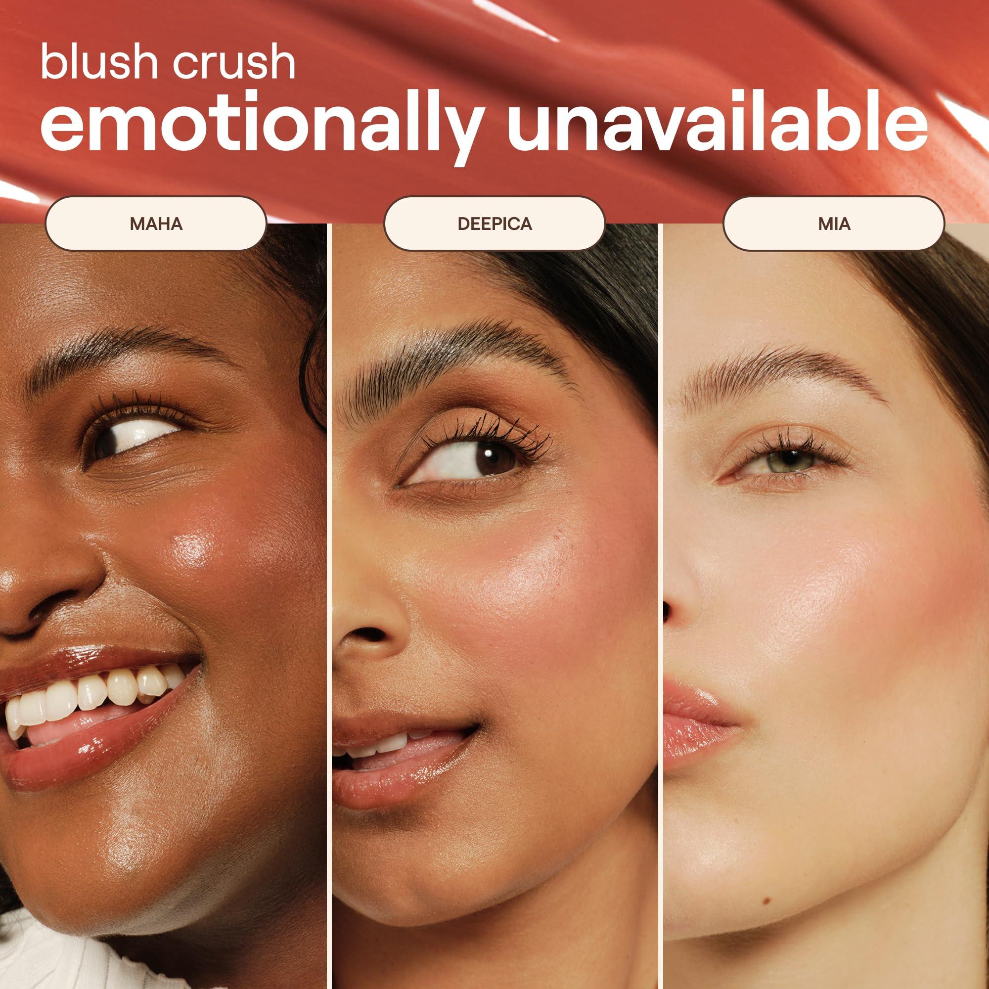 Live Tinted Live Tinted Blush Crush Liquid Blush - Creamy Blush for All Skin Tones, Skincare-Powered With Peony Extract, Aai Fruit Oil, and Vitamin C Infused Liquid Makeup Blush, 1 oz - Dusty Rose